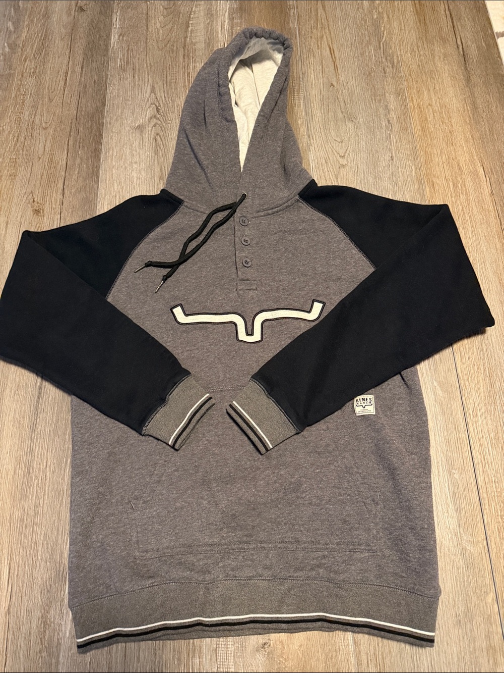 Kimes Ranch Amigo hoodie featuring a distinctive longhorn logo